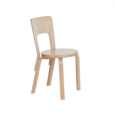 Chair 66 Chaise - Lacqué Naturel - Artek - Alvar Aalto - Google Shopping - Furniture by Designcollectors