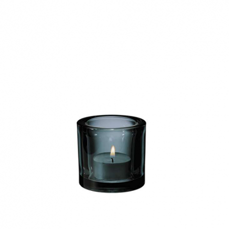 Kivi Tealight candleholder 60mm grey - Iittala - Heikki Orvola - Accueil - Furniture by Designcollectors