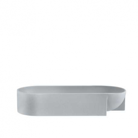 Kuru ceramic bowl 370x75mm light grey - Iittala - Furniture by Designcollectors