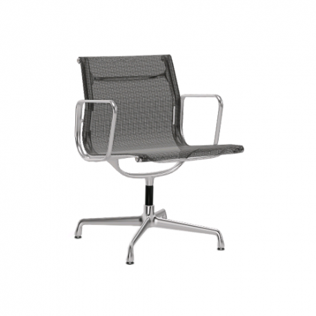 Aluminium Chair EA 108 Stoel - Netweave - Nero - Vitra - Charles & Ray Eames - Home - Furniture by Designcollectors