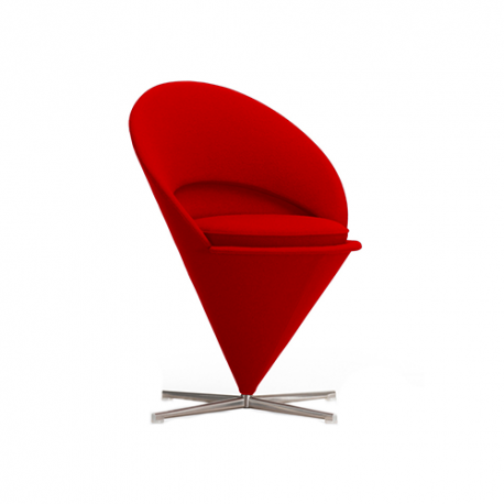 Cone Chair - Tonus - red - Vitra - Verner Panton - Furniture by Designcollectors