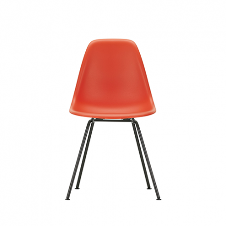 Eames Plastic Chair DSX Chaise sans revêtement - Poppy red - Vitra - Charles & Ray Eames - Accueil - Furniture by Designcollectors