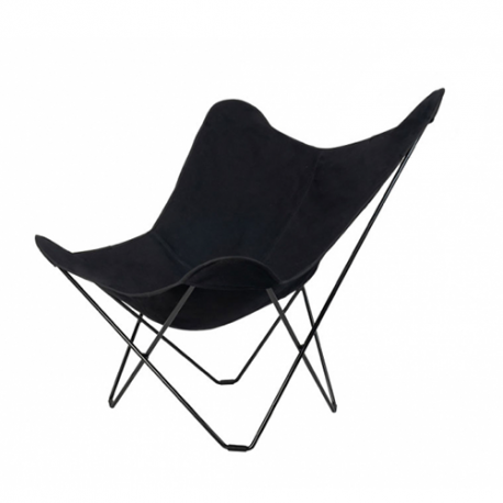 Butterfly Chair Outdoor Black - Jorge Ferrari Hardoy - Outdoor Chairs - Furniture by Designcollectors