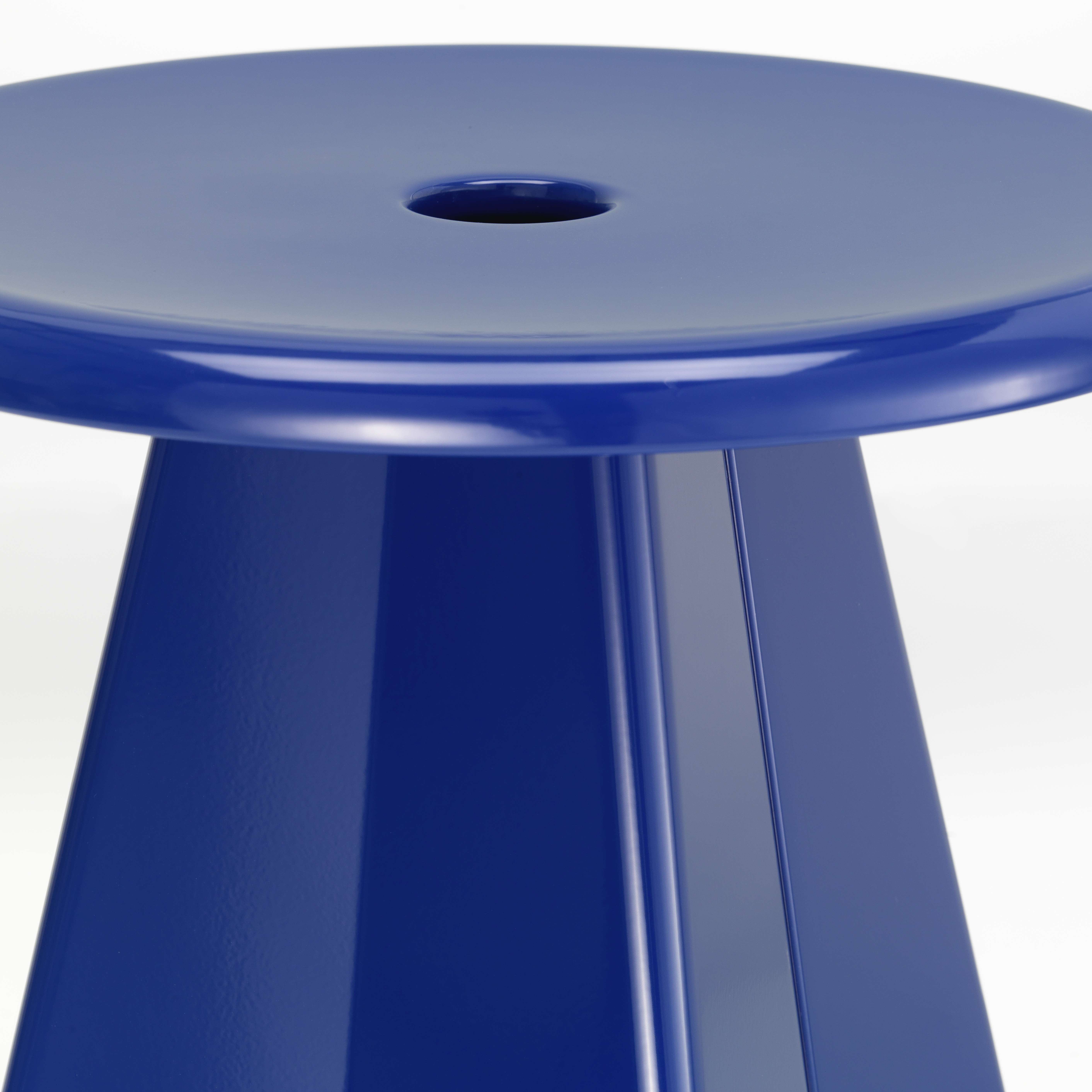 Tabouret Métallique - Bleu Marcoule Vitra by Jean Prouvé, 1936 - The ...