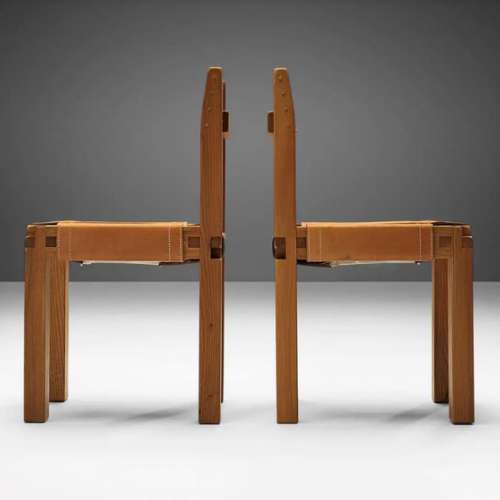 S11 Chaise Cuir Tendu - X London - Pierre Chapo - Pierre Chapo - Chaises - Furniture by Designcollectors