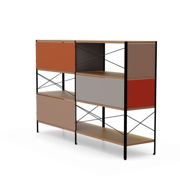 Eames storage unit (ESU) Étagère (nouveau) - 3H - Vitra - Charles & Ray Eames - Accueil - Furniture by Designcollectors