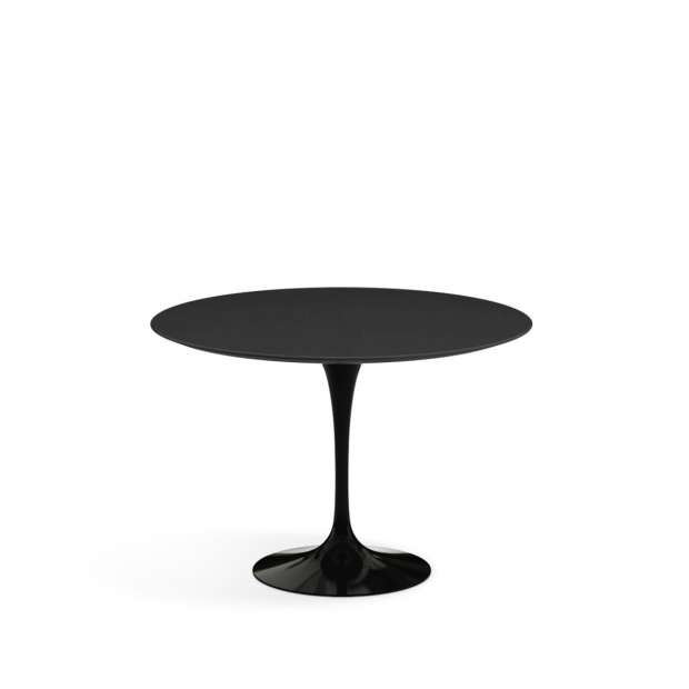 Saarinen Round Tulip Table, Black Laminate (H72 D120) - Knoll - Eero Saarinen - Dining Tables - Furniture by Designcollectors