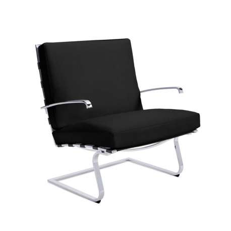 Tugendhat, Met armleuning, Leather Venezia, Black - Knoll - Furniture by Designcollectors