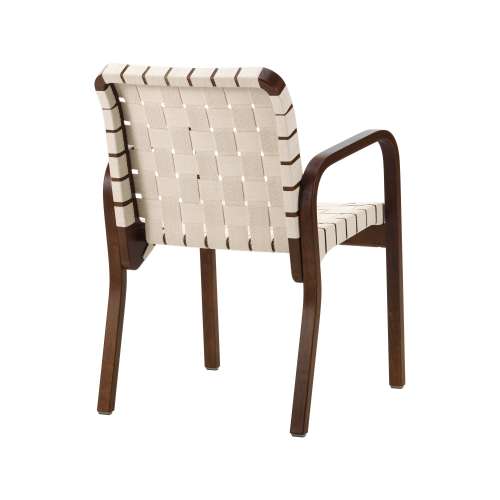 Aalto Armchair 45, Walnut - Natural/White linen webbing - Artek - Alvar Aalto - Chaises - Furniture by Designcollectors